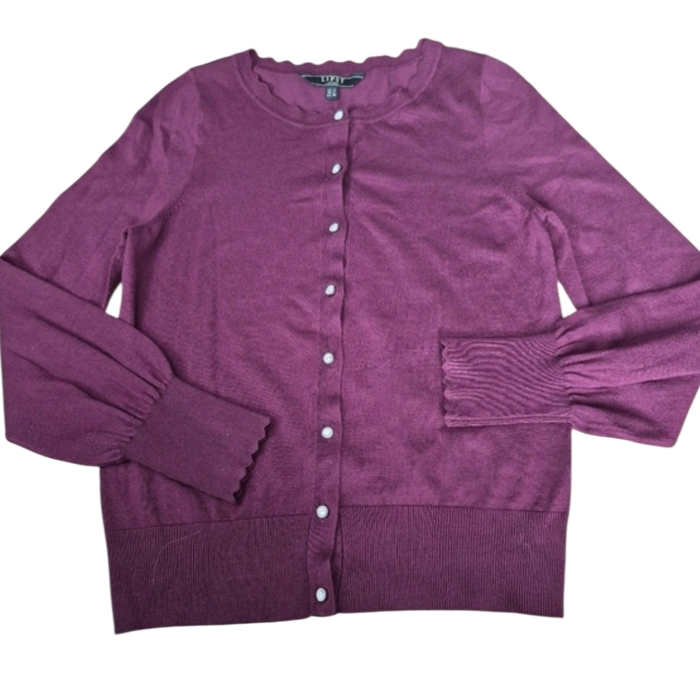 Lipsy London Scalloped Edge Cardigan Size 6